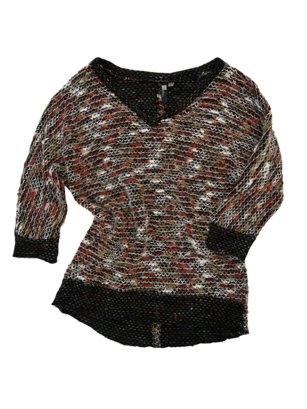 Kut from the Kloth Knit Hi-Lo V-Neck Sweater Small